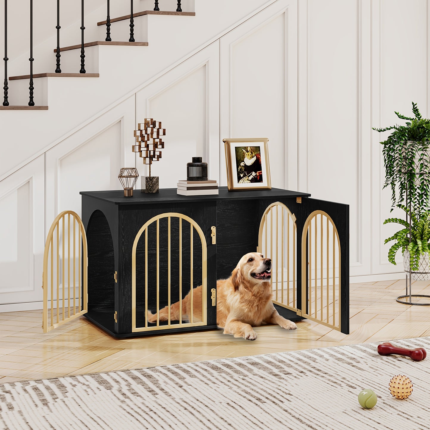 Cage pour chien, 100 cm pour animaux et maison – vue détaillée 5