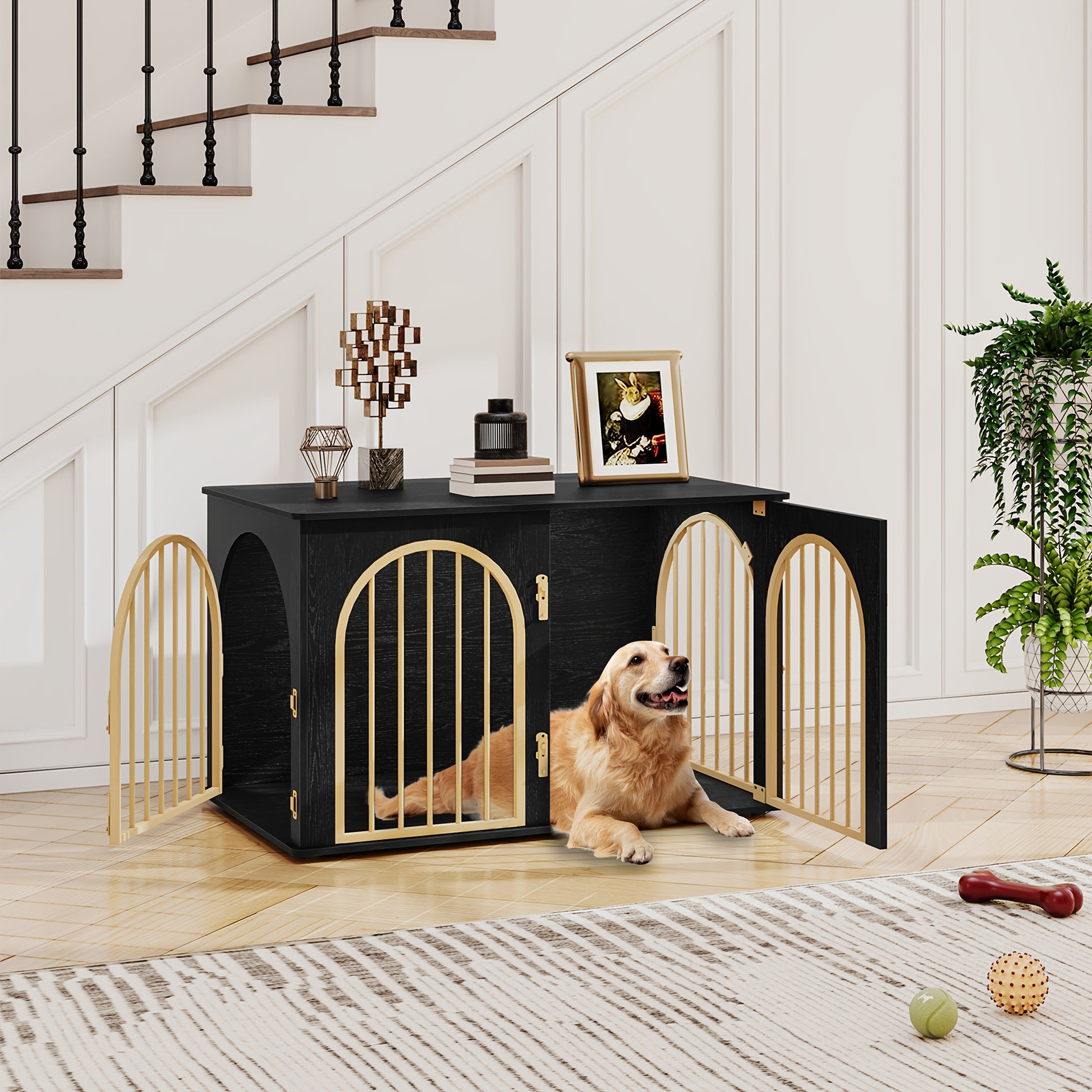 Cage pour chien, 100 cm pour animaux et maison – vue détaillée 5