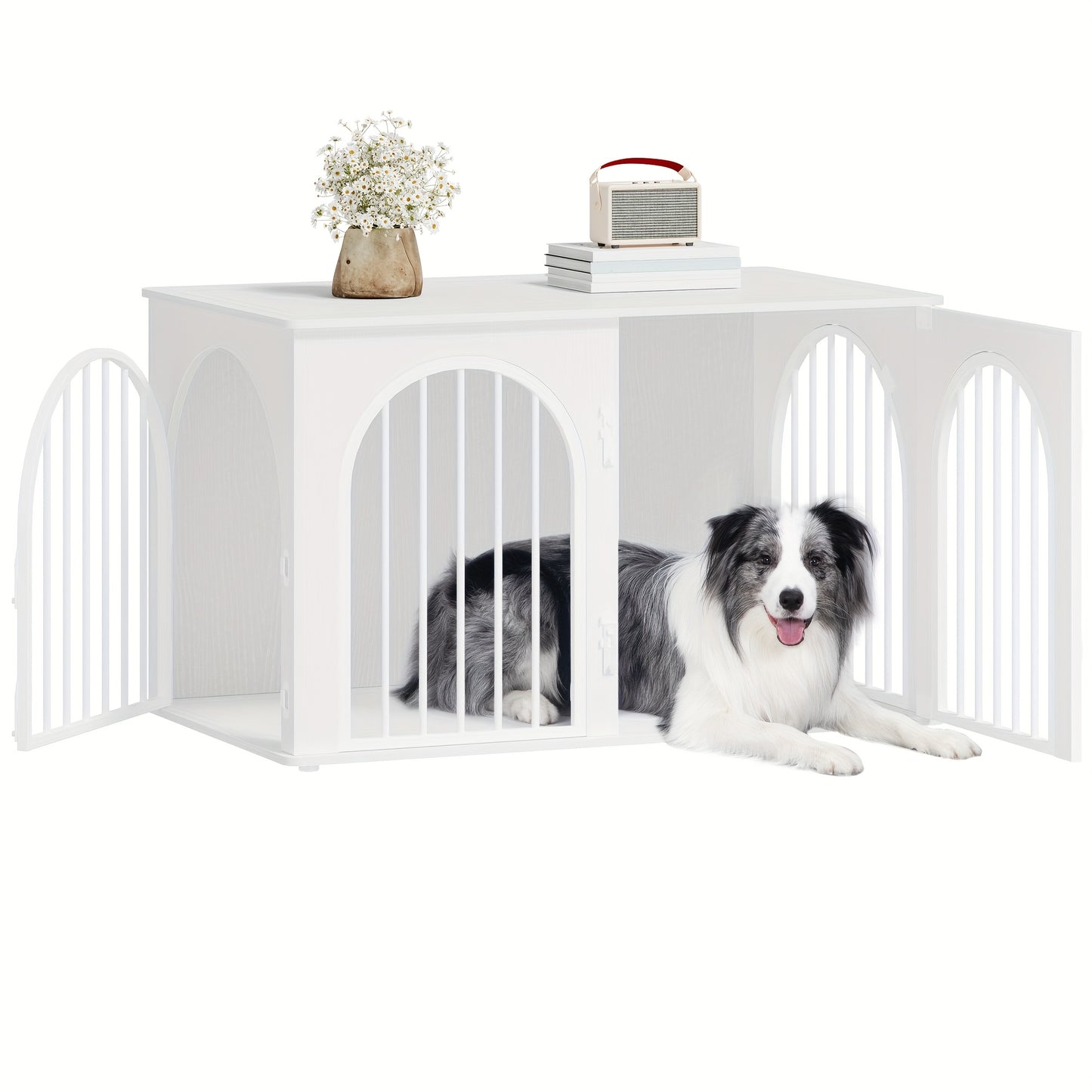 Cage pour chien, 100 cm pour animaux et maison – vue détaillée 7