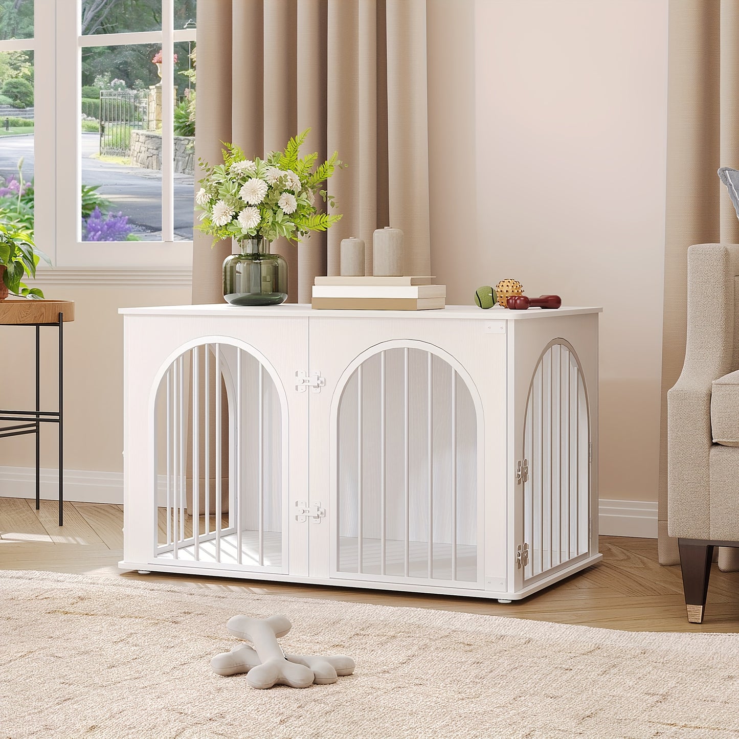 Cage pour chien, 100 cm pour animaux et maison – vue détaillée 9