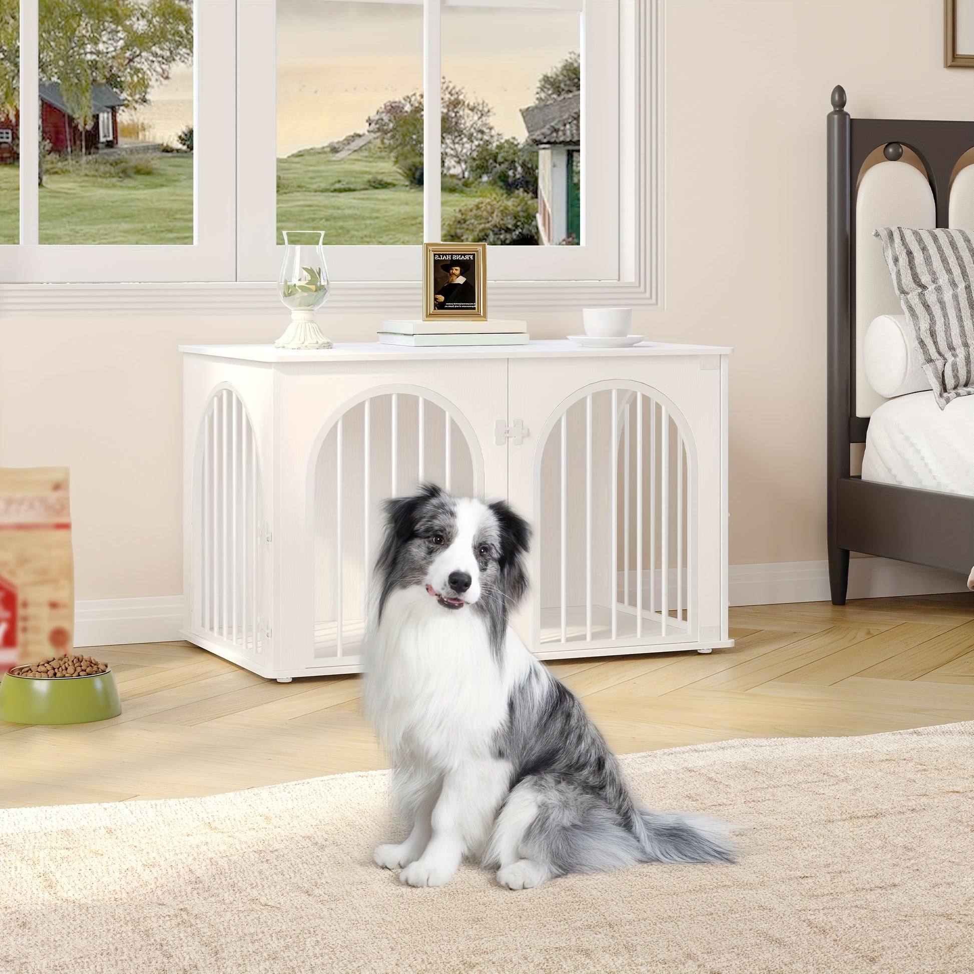 Cage pour chien, 100 cm pour animaux et maison – vue détaillée 10