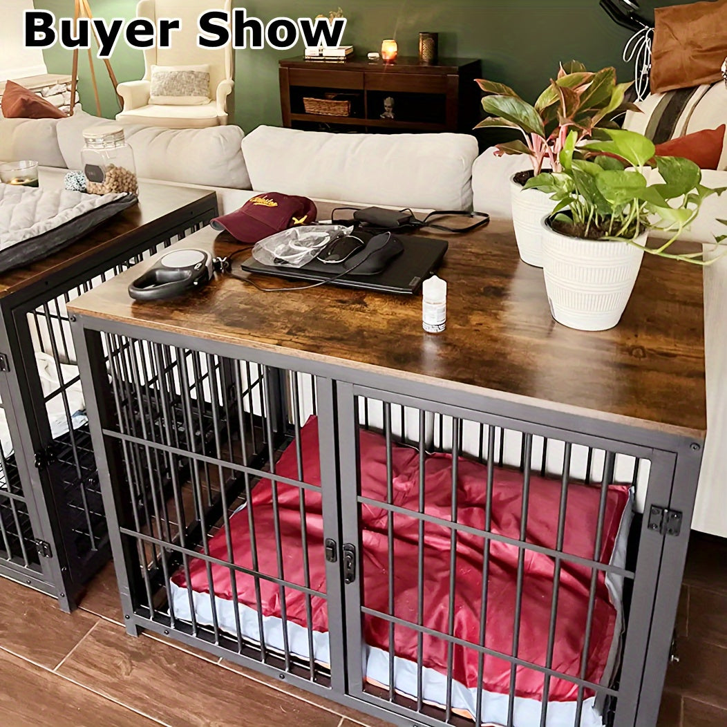 Cage pour chien, bois pour animaux et maison – vue détaillée 8