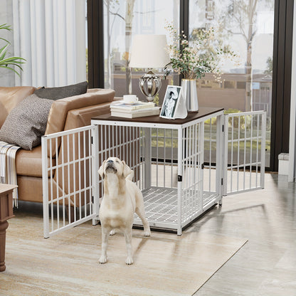 Cage pour chien, bois pour animaux et maison – vue détaillée 9