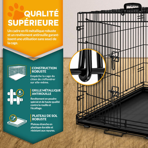 Cage pour chien, pliable pour véhicule et déplacements – vue principale