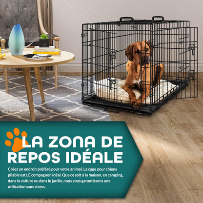 Cage pour chien, pliable pour véhicule et déplacements – vue détaillée 6