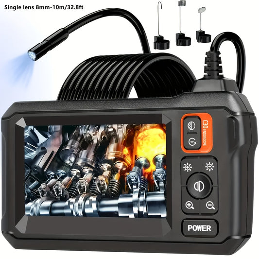 Caméra d'inspection de tuyaux HD, éclairage LED pour obstruction de vidange et quotidien – vue principale