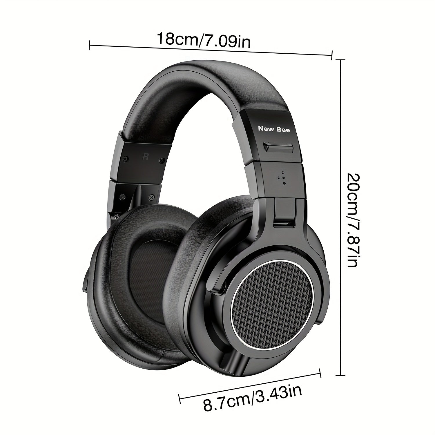Casque de Studio Professionnel Filaire, 6.35mm pour Enregistrement et quotidien – vue principale