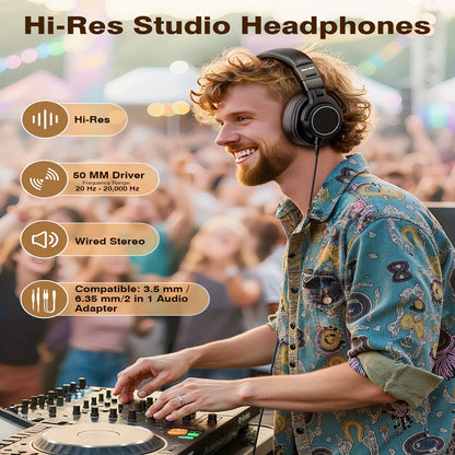 Casque de Studio Professionnel Filaire, 6.35mm pour Enregistrement et quotidien – vue détaillée 12