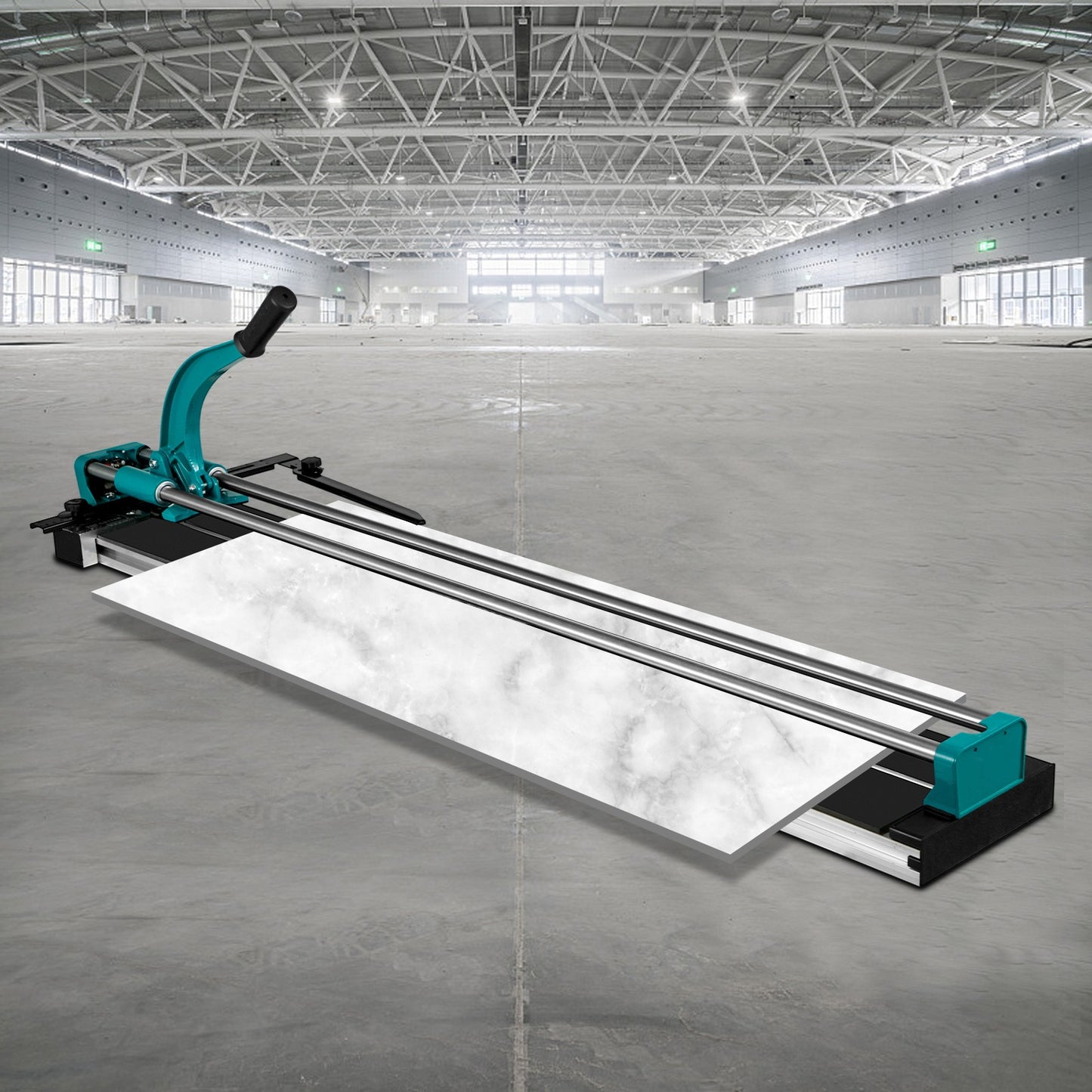 Coupe-carreaux manuel VEVOR, coupe-carreaux de sol en céramique de 48 pouces, machine de découpe à cadre entièrement en acier, outils de coupe de carreaux précis avec guide laser et roue en carbure de tungstène, grand coupe-carreaux pour porcelaine