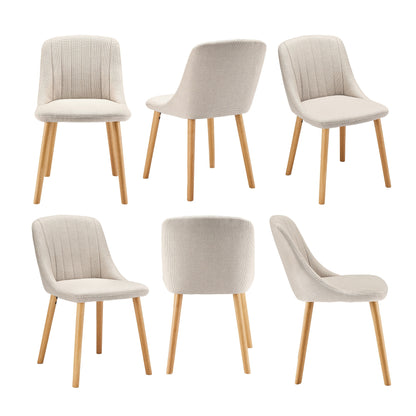 Chaises de salle à manger modernes au design qui s'intègre parfaitement à divers styles d'intérieur, adaptées au salon, à la cuisine et à la chambre - Lot de 2 / Lot de 4 / Lot de 6