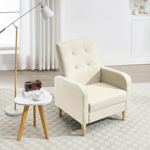 1pc Fauteuil de loisirs, Siège confortable avec accoudoirs, Fauteuil moderne, Peut être utilisé comme fauteuil TV de salon, Fauteuil de repos de bureau, Fauteuil de réception, Fauteuil de loisirs de chambre à coucher