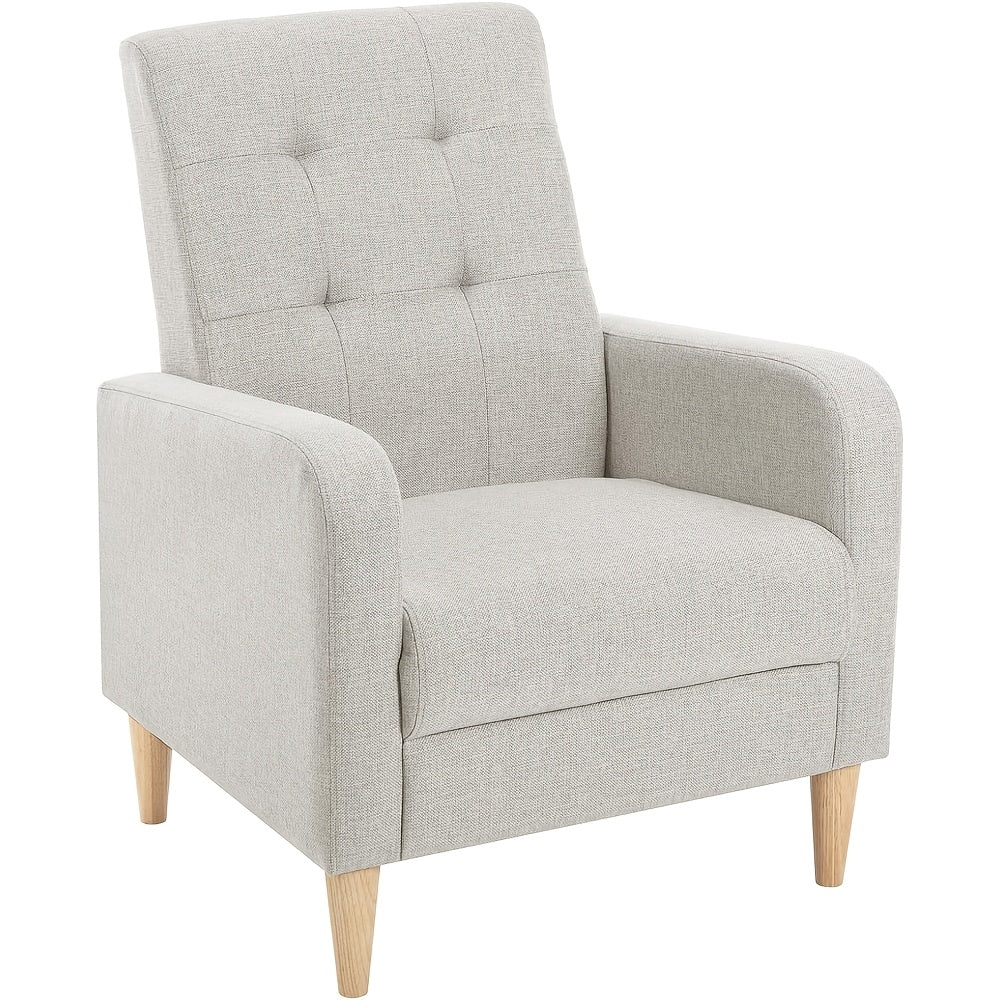 1pc Fauteuil de loisirs, Siège confortable avec accoudoirs, Fauteuil moderne, Peut être utilisé comme fauteuil TV de salon, Fauteuil de repos de bureau, Fauteuil de réception, Fauteuil de loisirs de chambre à coucher