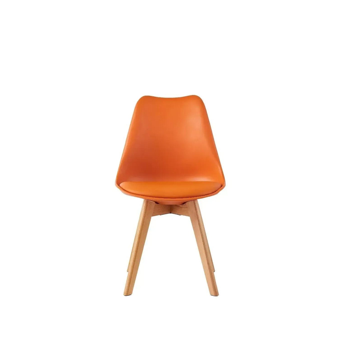 Ensemble de 2 chaises de salle à manger MCC Direct, chaise de cuisine, chaise de bureau, chaise de salon, chaise coquille de designer Eva, disponible en 7 couleurs
