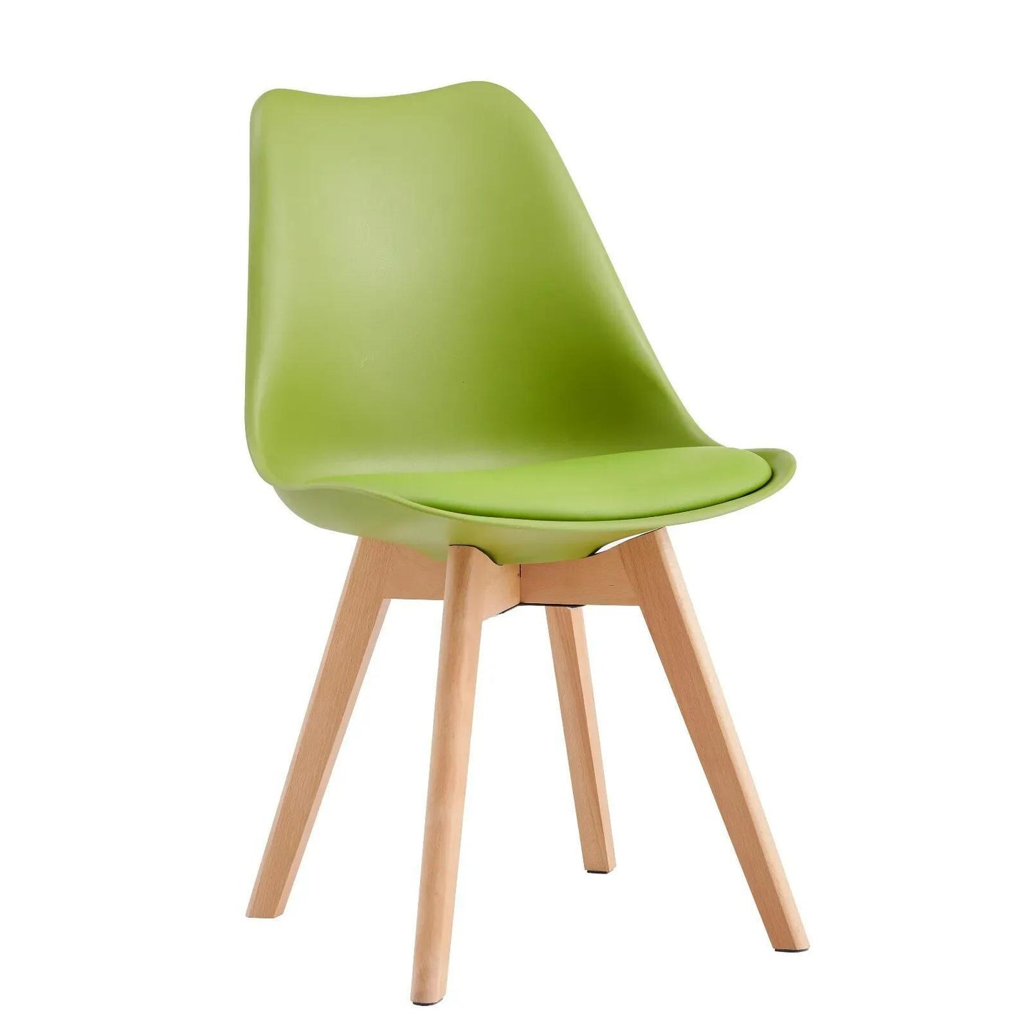 Ensemble de 2 chaises de salle à manger MCC Direct, chaise de cuisine, chaise de bureau, chaise de salon, chaise coquille de designer Eva, disponible en 7 couleurs