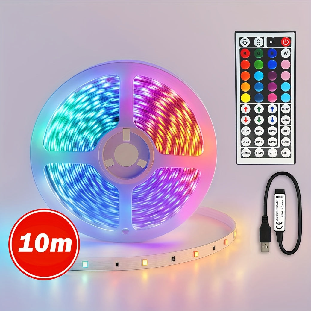 Bandeaux lumineux LED intelligents pour chambre, lumières LED RVB avec application et télécommande, lumières changeantes de couleur pour décoration intérieure, fête, bande lumineuse de décoration de fêtes, cadeaux de Thanksgiving, décoration de Noël