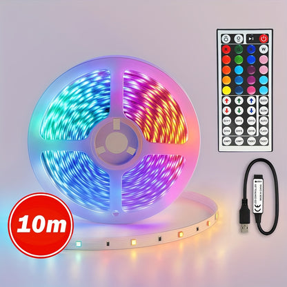 Bandeaux lumineux LED intelligents pour chambre, lumières LED RVB avec application et télécommande, lumières changeantes de couleur pour décoration intérieure, fête, bande lumineuse de décoration de fêtes, cadeaux de Thanksgiving, décoration de Noël