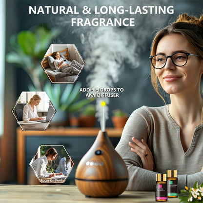 MAYJAM Kit Cadeau de 20 Huiles Essentielles 5ml pour Diffuseurs, Humidificateur et Fabrication DIY Bougies – Soutien Mood & Idéal comme cadeaux d'occasion : Saint-Valentin, Anniversaire, Mariage, Halloween, Pâques, Thanksgiving, Noël