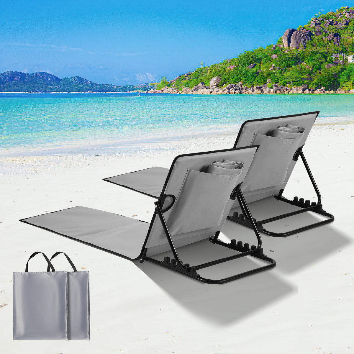Chaise, 158CM Gris Foncé pour maison – vue principale