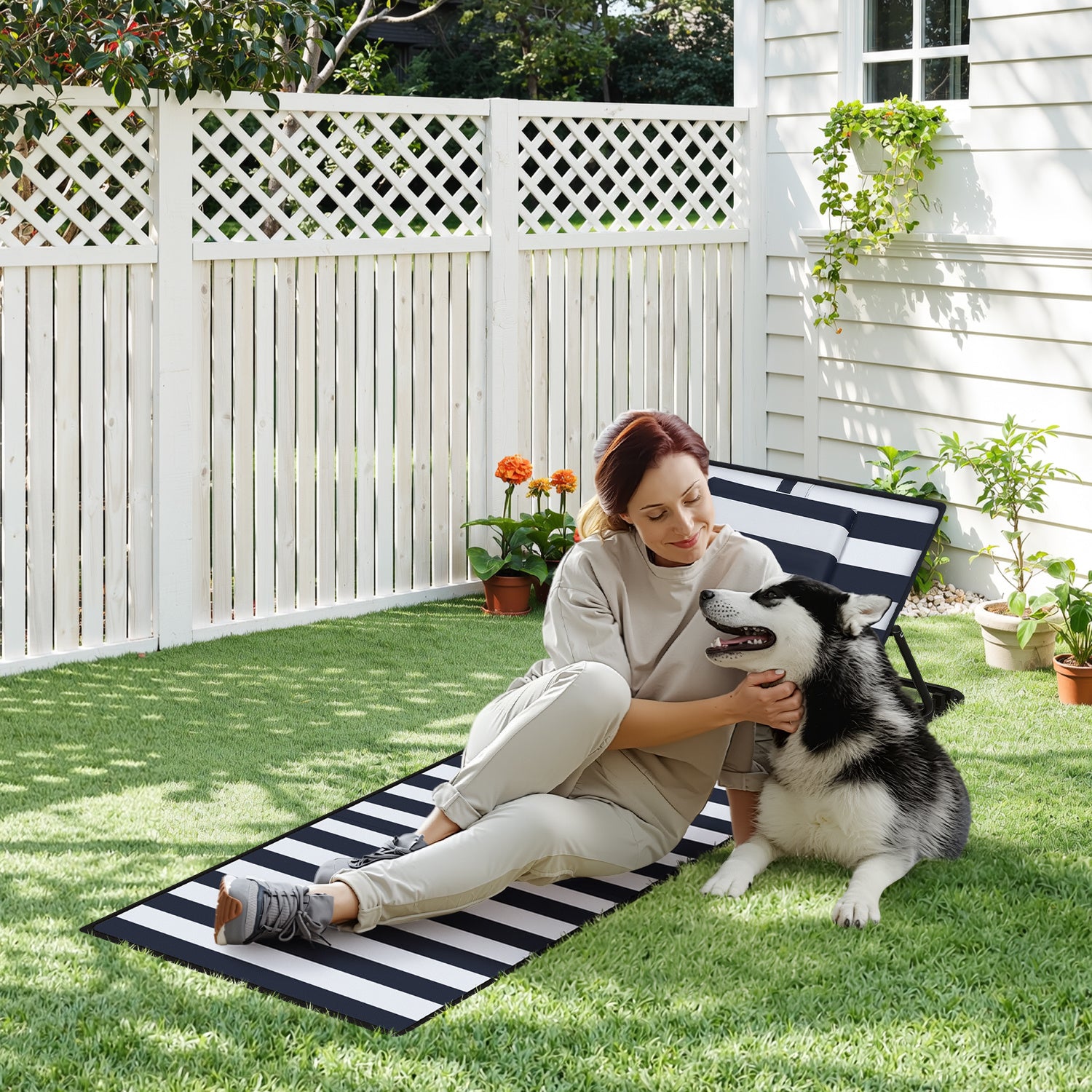 Chaise, 158CM Gris Foncé pour maison – vue détaillée 12