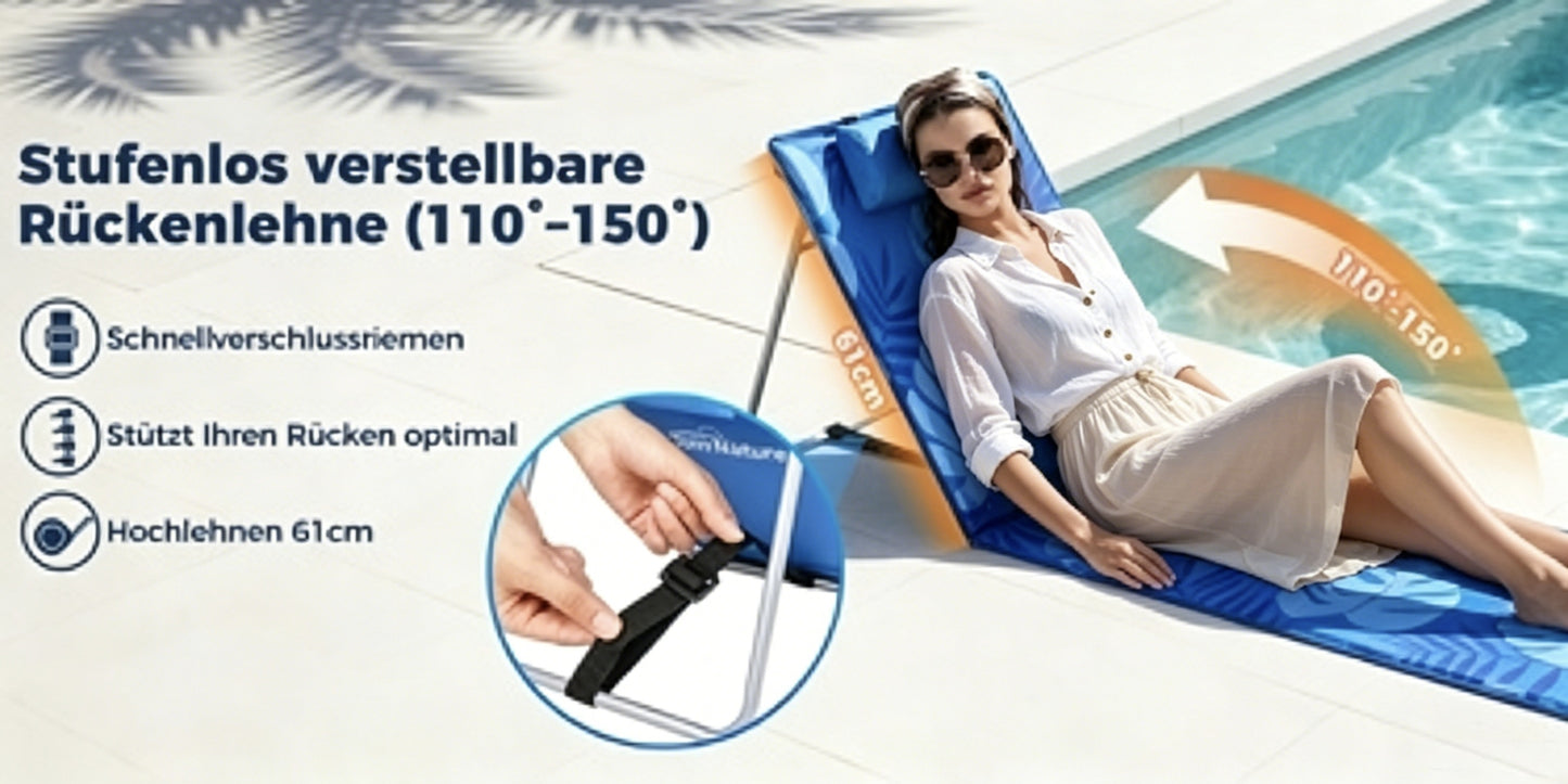 Chaise de camping, pliable pour quotidien et école – vue détaillée 13