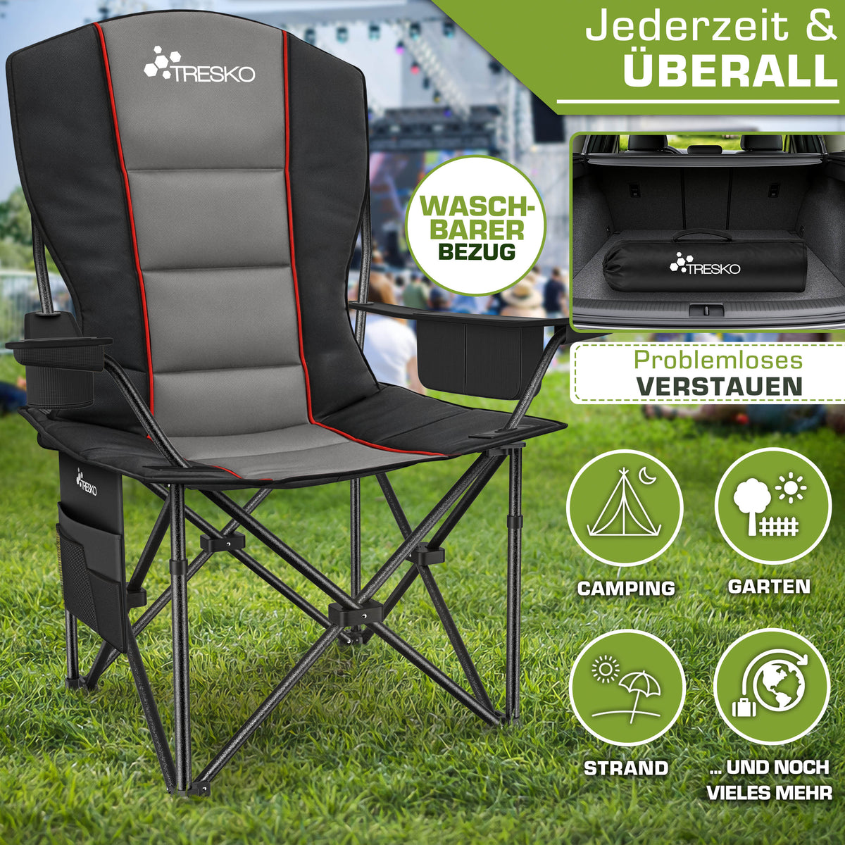 Chaise de pêche, 150 kg pour assise et maison – vue détaillée 6