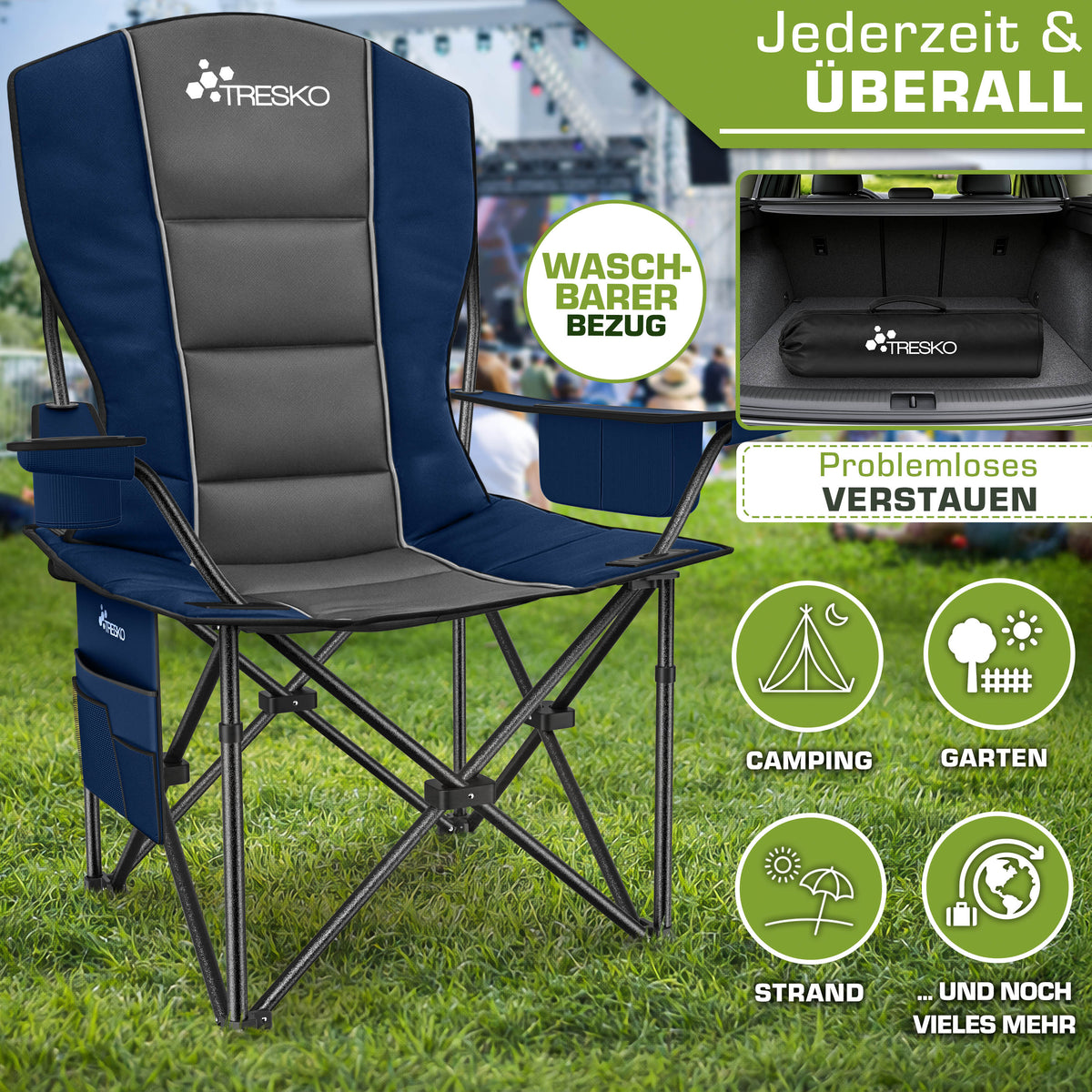 Chaise de pêche, 150 kg pour assise et maison – vue détaillée 12