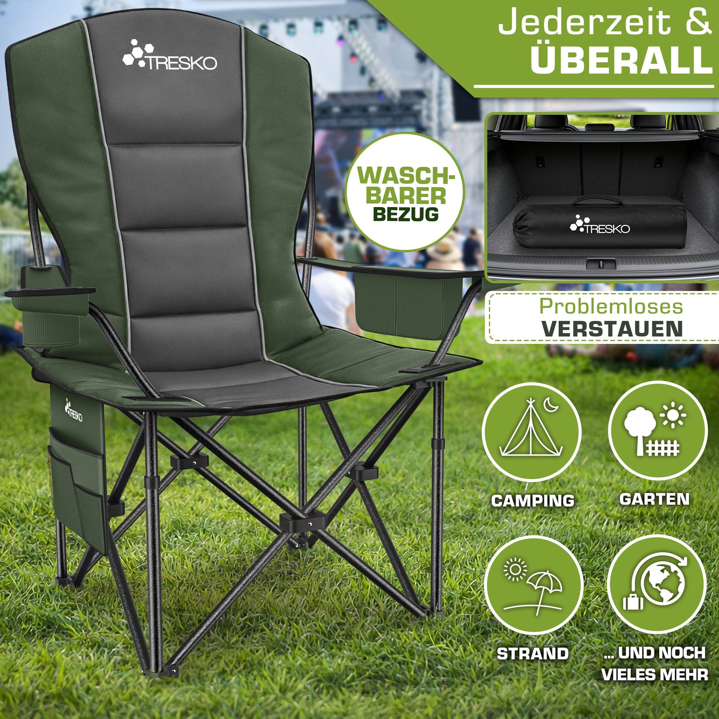 Chaise de pêche, 150 kg pour assise et maison – vue détaillée 17