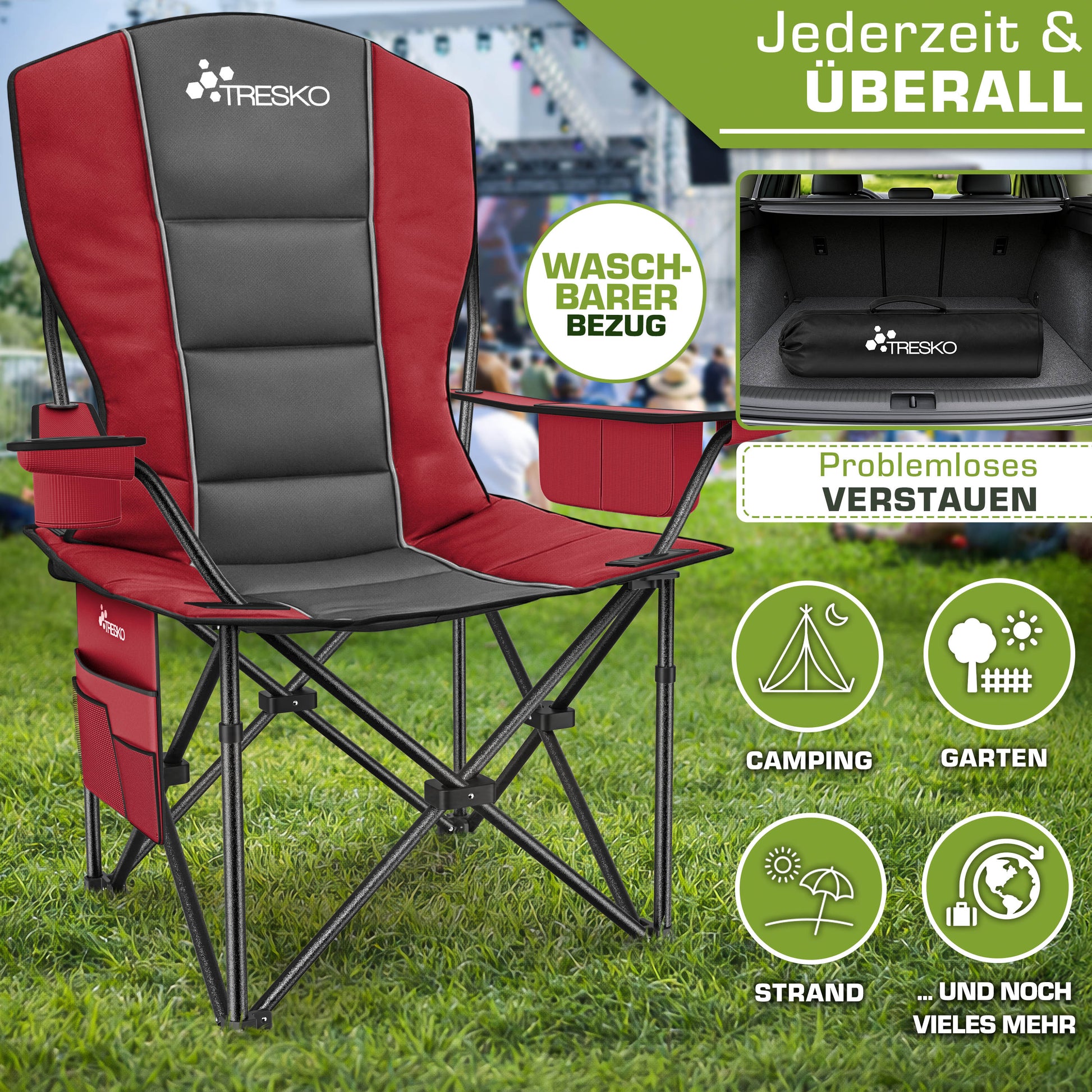 Chaise de pêche, 150 kg pour assise et maison – vue détaillée 22