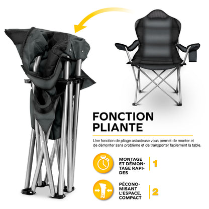 Chaise de pêche, 150 kg pour assise et maison – vue détaillée 38