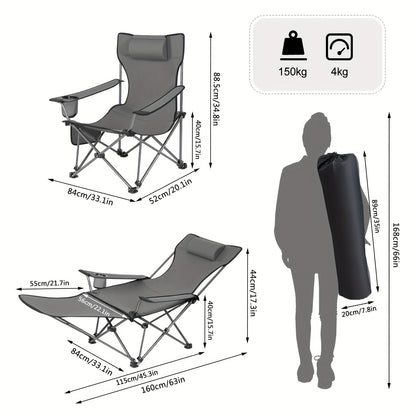 Chaise de pêche, réglable pour maison et assise – vue détaillée 2