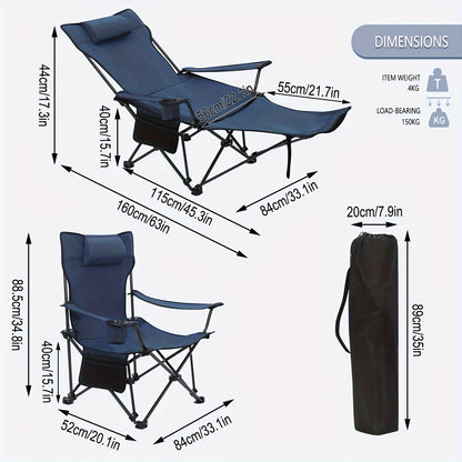 Chaise de pêche, réglable pour maison et assise – vue détaillée 11