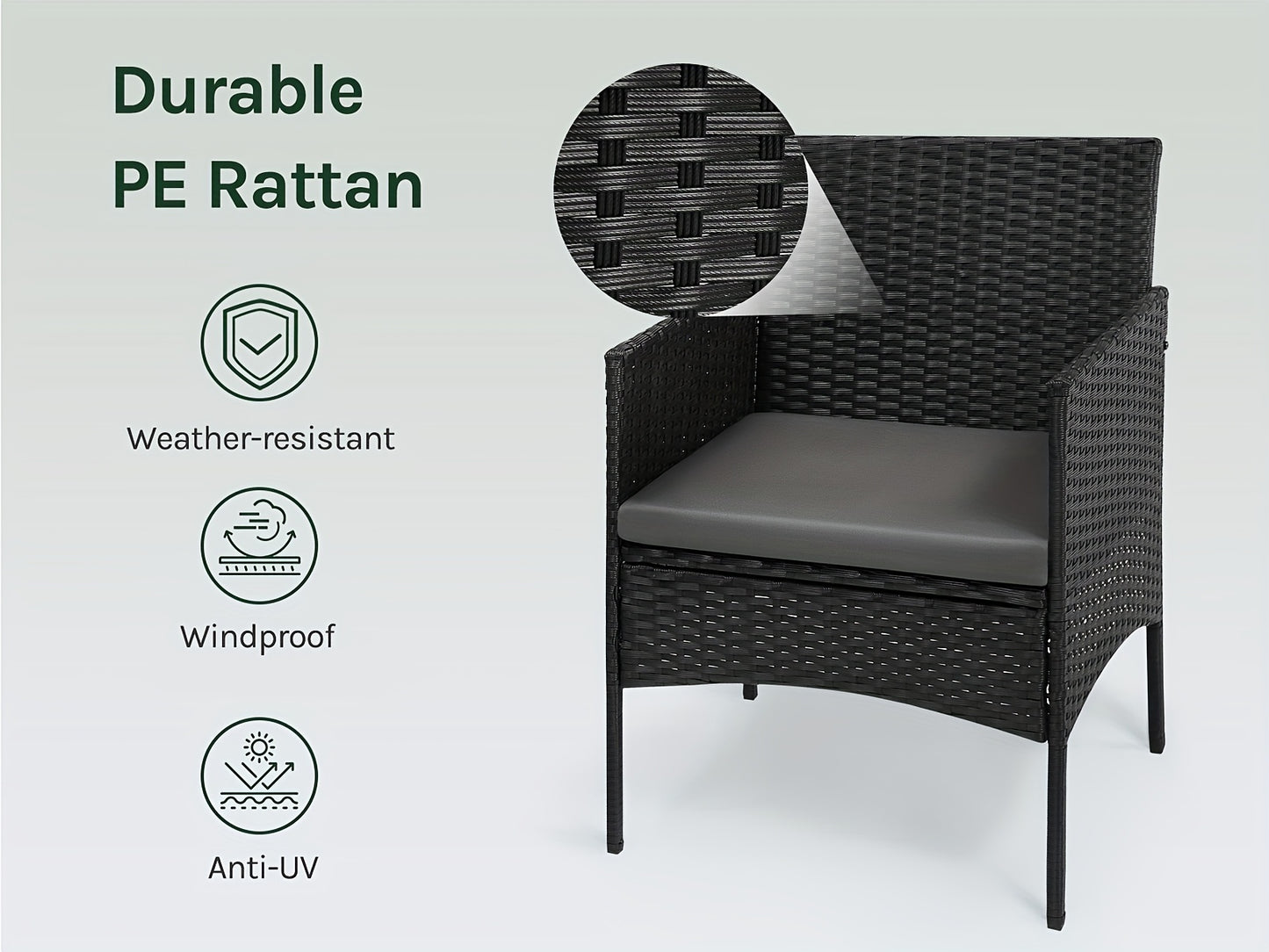 Chaise, verre pour maison et assise – vue détaillée 9