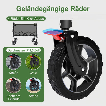 Chariot pliable, 150KG pour camping et voyage – vue détaillée 4
