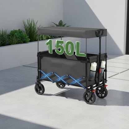 Chariot pliable, 150KG pour camping et voyage – vue détaillée 5