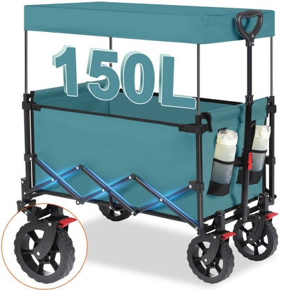 Chariot pliable, 150KG pour camping et voyage – vue détaillée 11