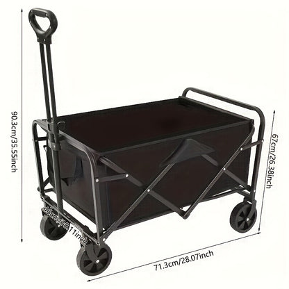 Chariot pliable, 300 kg pour voyage et camping – vue détaillée 3