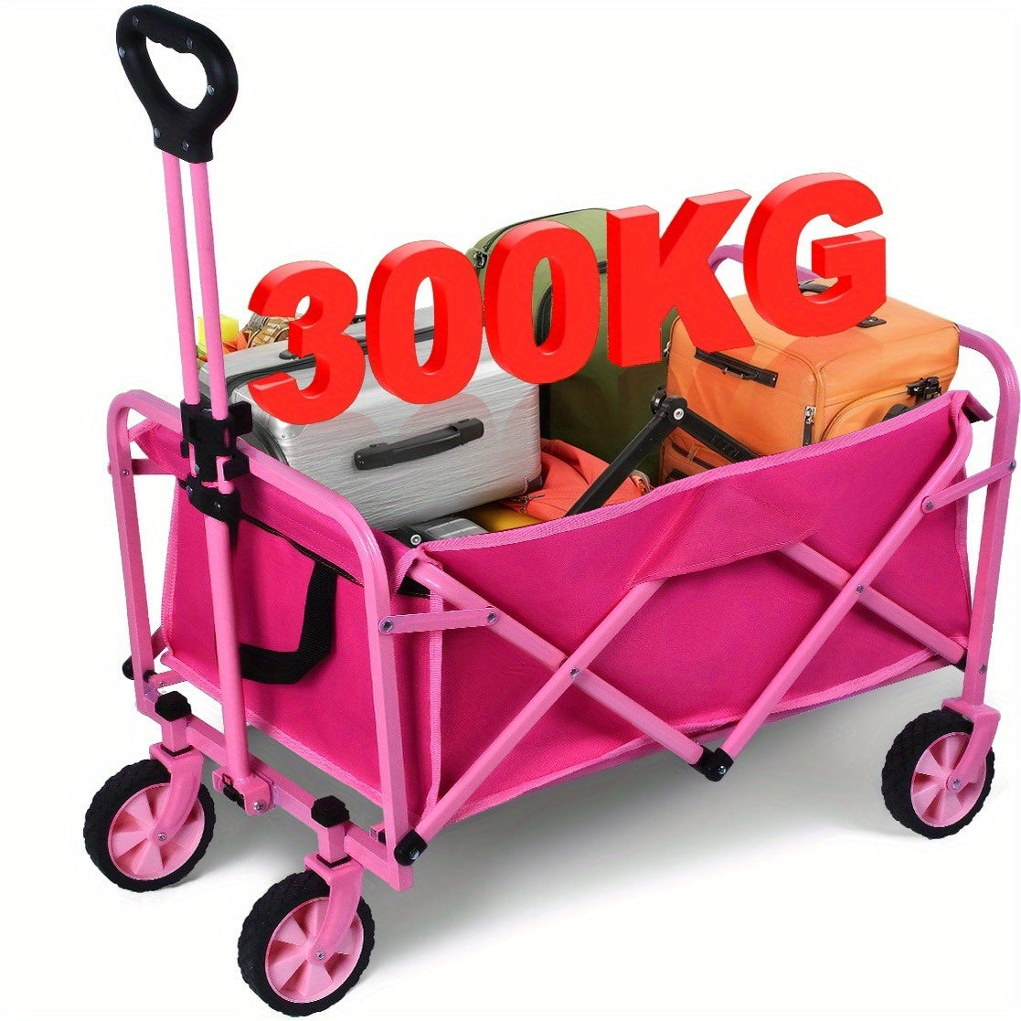 Chariot pliable, 300 kg pour voyage et camping – vue détaillée 5