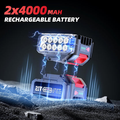 Clé à chocs sans fil, 4000mAh pour atelier et bricolage – vue détaillée 2