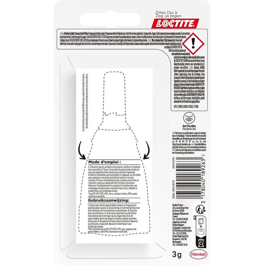 Colle instantanée, Unitaire pour la plupart des matériaux et maison – vue principale