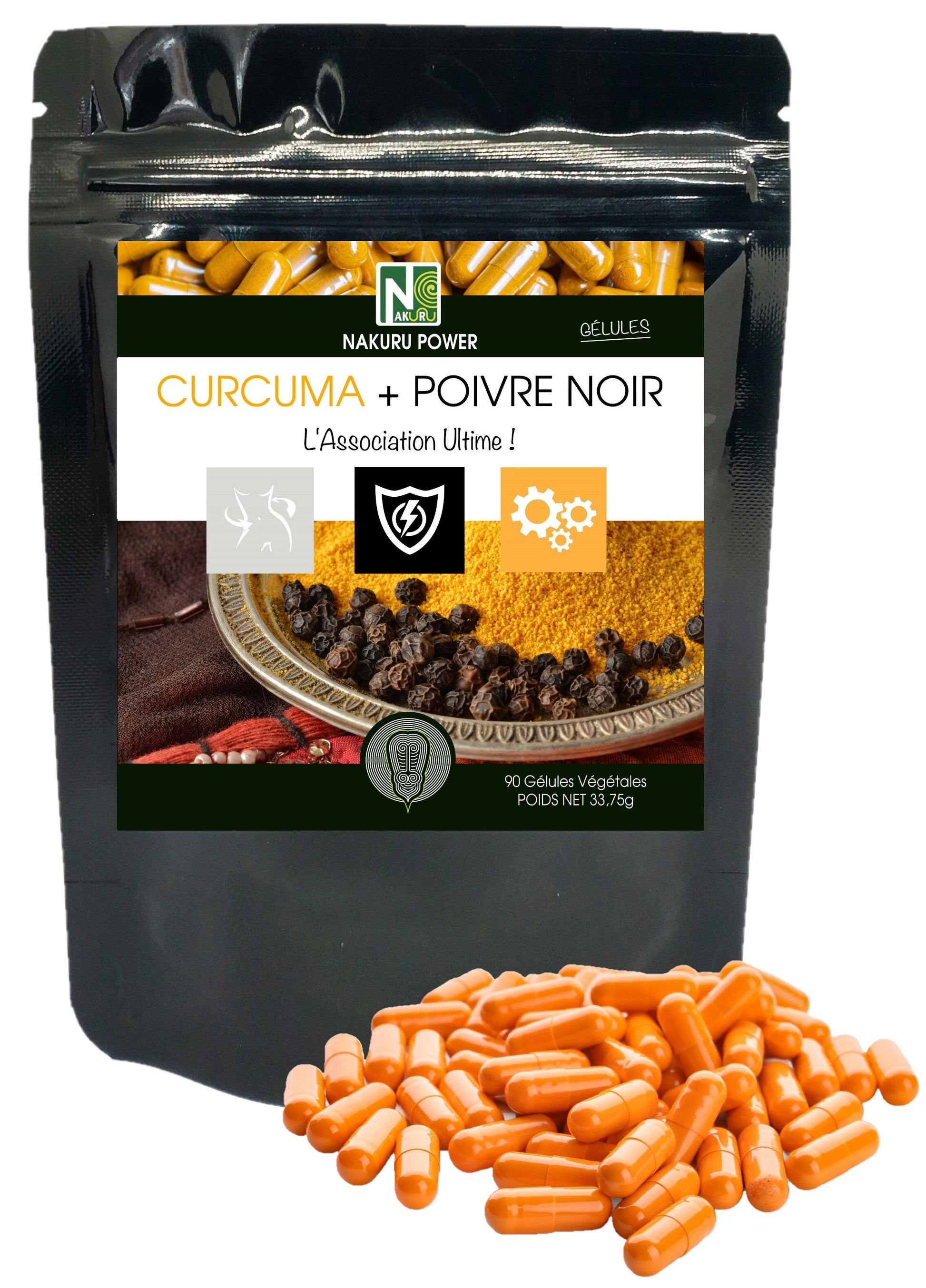 Complément curcuma et poivre noir pour quotidien et maison – vue détaillée 9