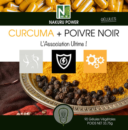 Complément curcuma et poivre noir pour quotidien et maison – vue détaillée 11