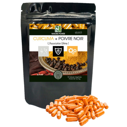 Complément curcuma et poivre noir pour quotidien et maison – vue détaillée 15