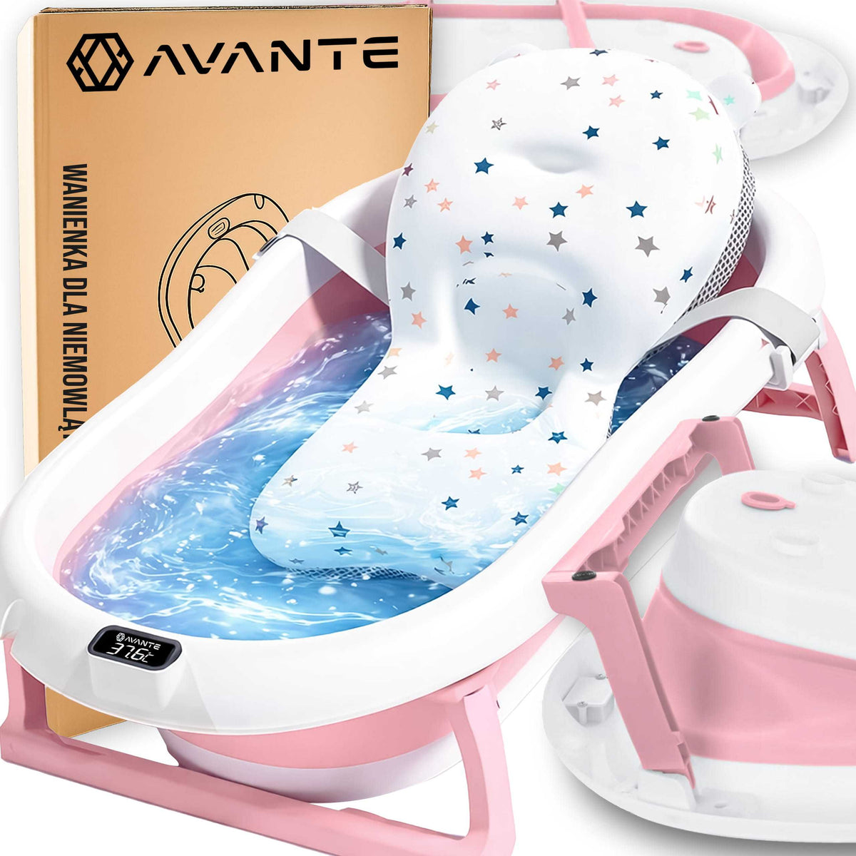Coussin de Thermomètre Pliable en Silicone, rose pour maison et quotidien – vue détaillée 6