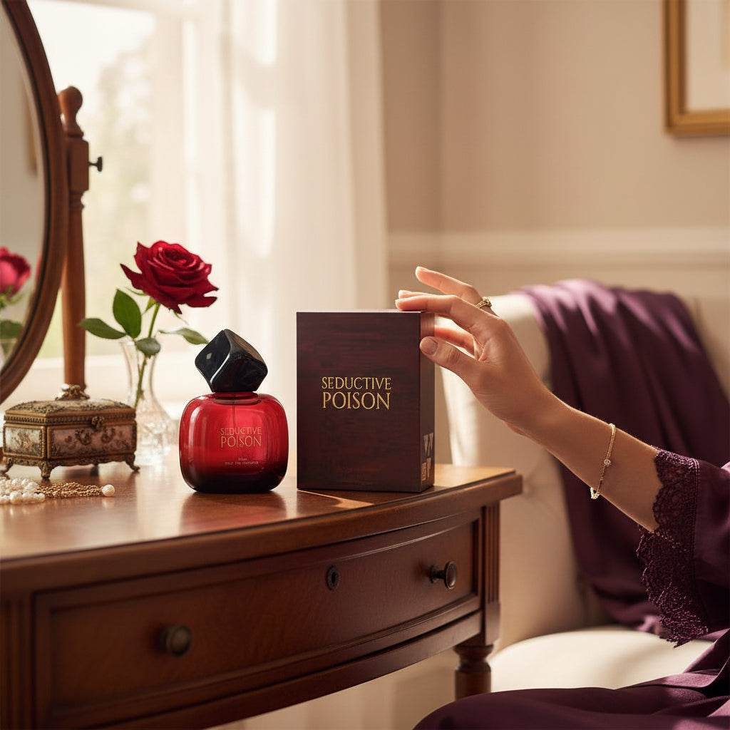 Everlyx - Reyes Queens Seductive Poison Eau de Parfum 50ml, Parfum Intense et Enveloppant aux Notes Douces et Épicées Combinées à une Base Chaude et Profonde