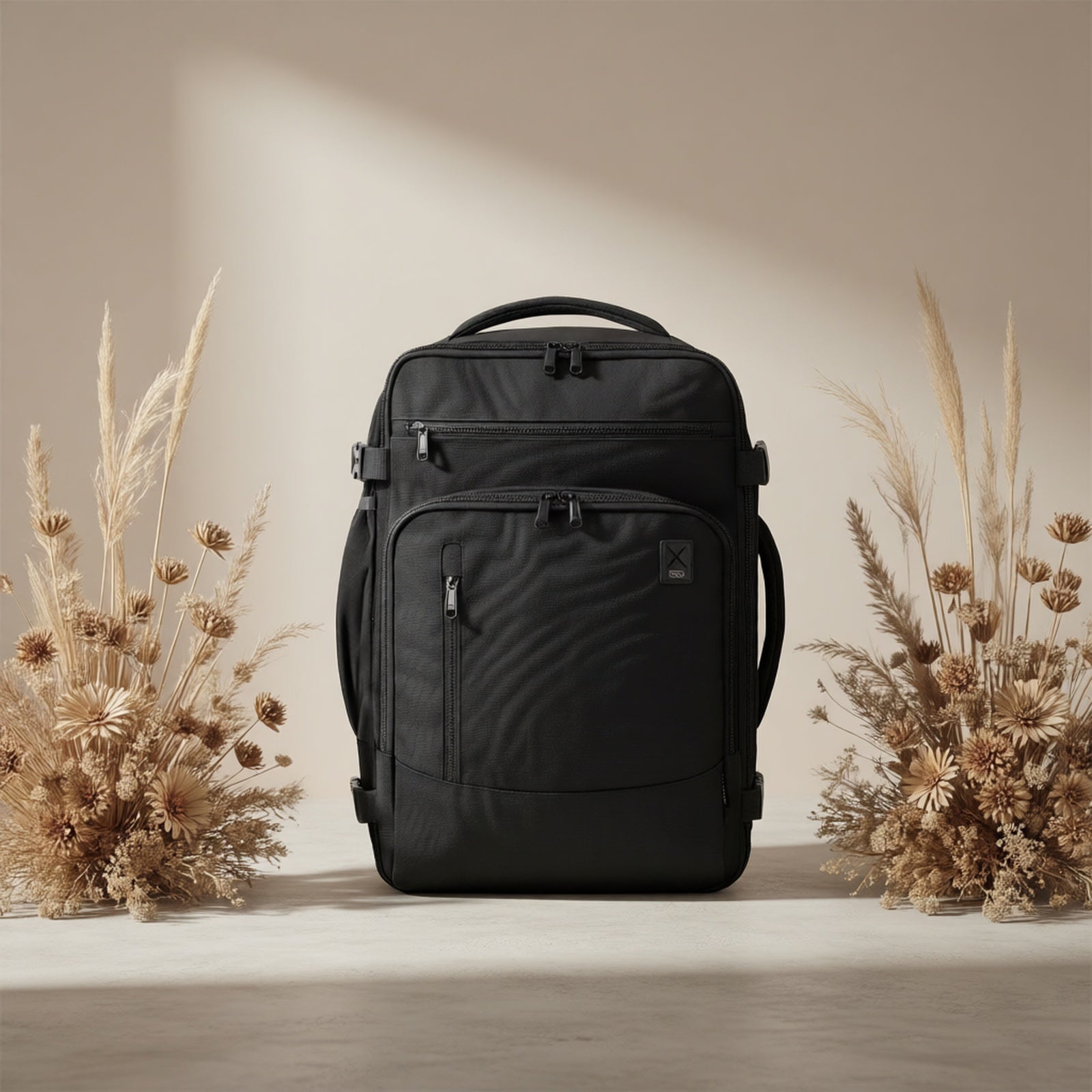 Sac Cabine Approuvé pour Avion 20L Capacité 40X20X25Cm Sac à Dos | Ordinateur Portable Sous Siège Bagage Cabine avec Poche Antivol | Sac de Vol Patenté pour Unisexe