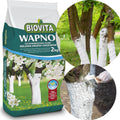 Chaux pour Blanchiment des Arbres, Arbustes et Désacidification du Sol, 2kg Biovita
