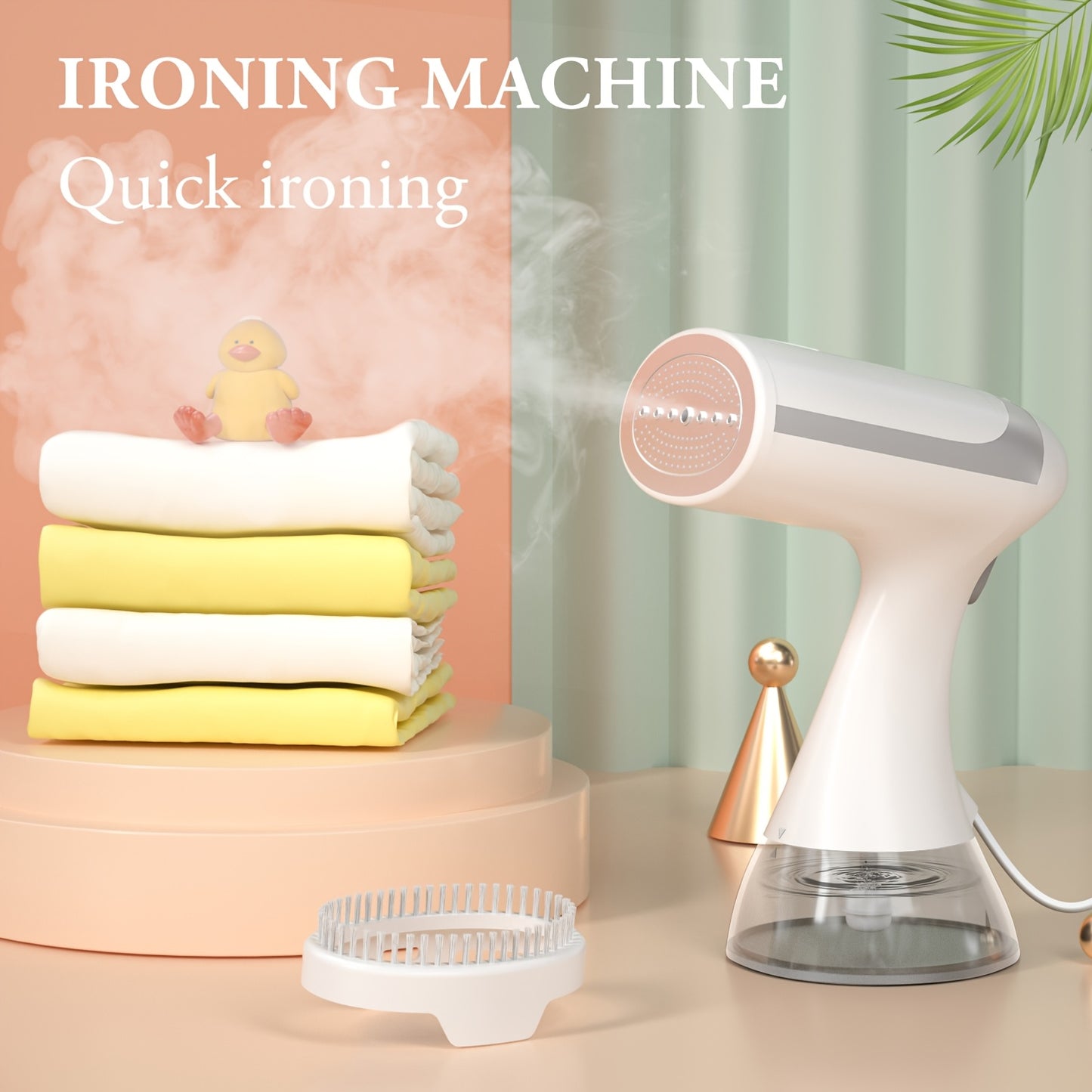 Nouveau Défroisseur à Vapeur pour Vêtements - Réservoir d'Eau Amovible de 335 ml, Vapeur Rapide en 20 s, Défrissage Rapide. Convient à Tous les Tissus, Facile pour les Débutants. Idéal pour la Maison, l'Hôtel, les Voyages, les Vêtements - Défroisseur à Va