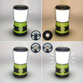 Lampe de Camping LED Super Lumineuse 1500 Lumens, 4 Modes d'Éclairage, Projecteur Dimmable, Alimentée par Piles, Idéale pour Randonnées Nocturnes, Éclairage de Tente, Urgences et Pannes de Courant