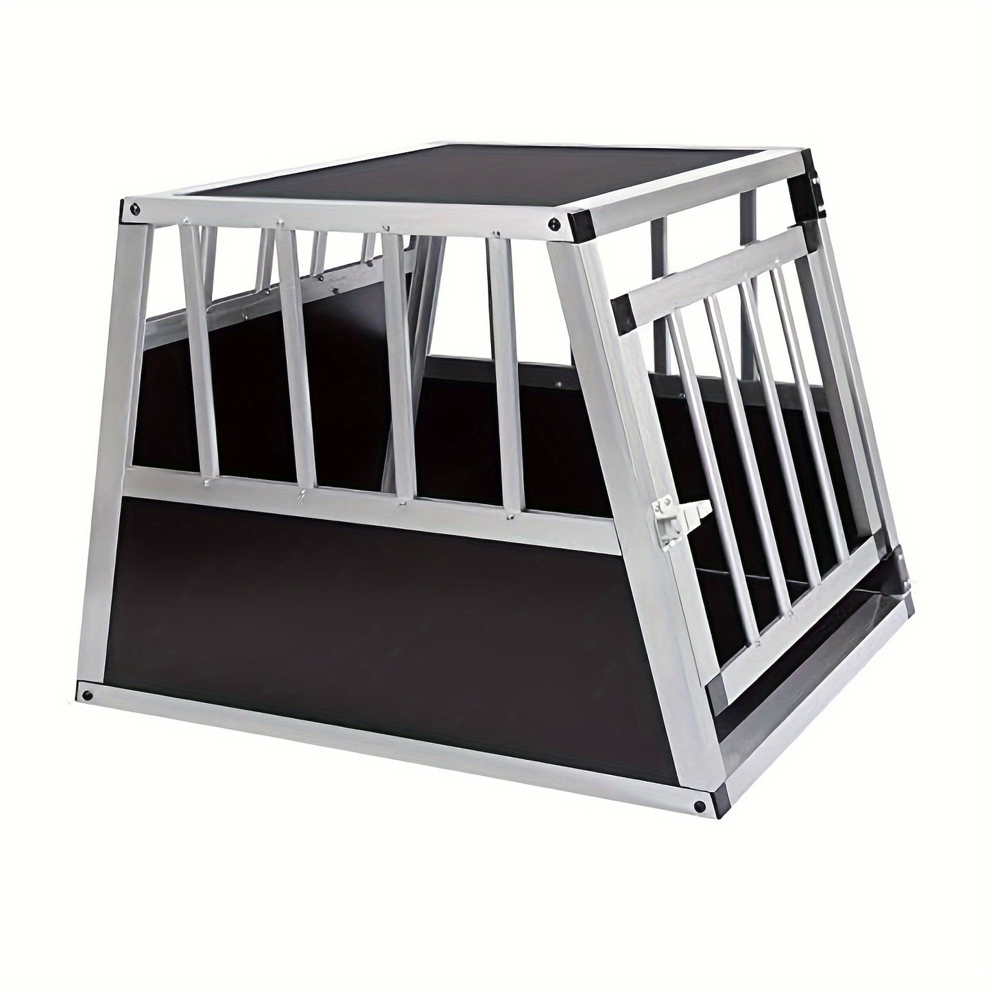 Crête de Transport pour Chien en Aluminium, Maison pour Chien, Crête pour Chien, Crête de Voyage pour Chien, Crête de Voiture pour Chiens de Petite et Moyenne Taille, Bouledogues Français, Beagles Teckels, Shiba Inu, L69 x H50 x P54 cm