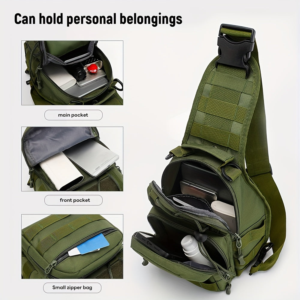 Sac à Dos Tactique 2 Pièces en Tissu Oxford Résistant pour Randonnée, Escalade, Camping, Voyage et Aventures en Plein Air – Grand Sac à Dos Polyvalent avec Multiples Compartiments et Poches, Idéal pour les Activités Extérieures et les Voyages